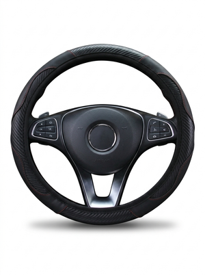 Style Upgrade Pack - Steering Wheel Cover + Keychain + Phone Holder