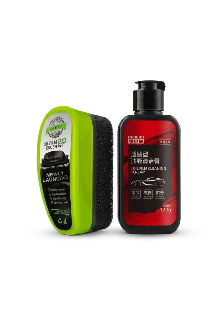 Car Glass Oil Film Remover – Windshield Cleaner & Rain Repellent 150ml