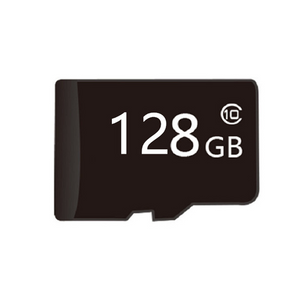 128GB microSD card on a white background