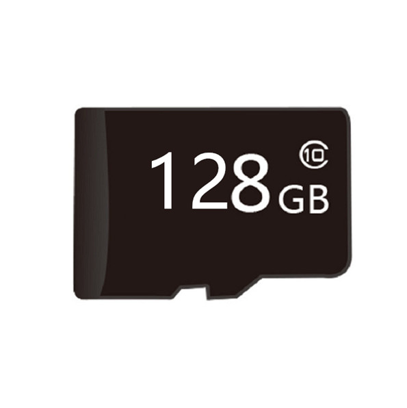 128GB microSD card on a white background
